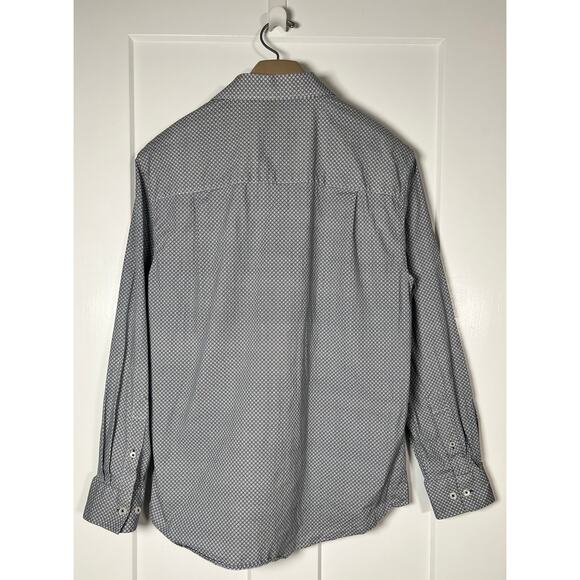 Nick Graham Everywhere Mens Shirt Size LARGE Black White Long‎ Sleeve - Picture 2 of 9